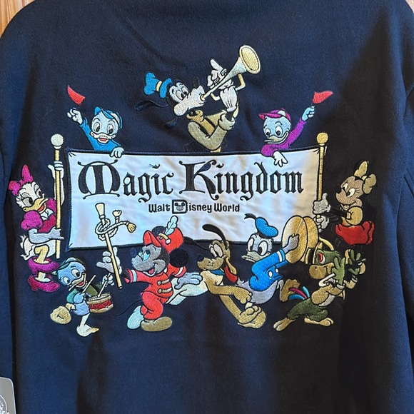 Mickey Mouse and Friends Magic Kingdom Varsity Jacket for Adults - Picture 8 of 9